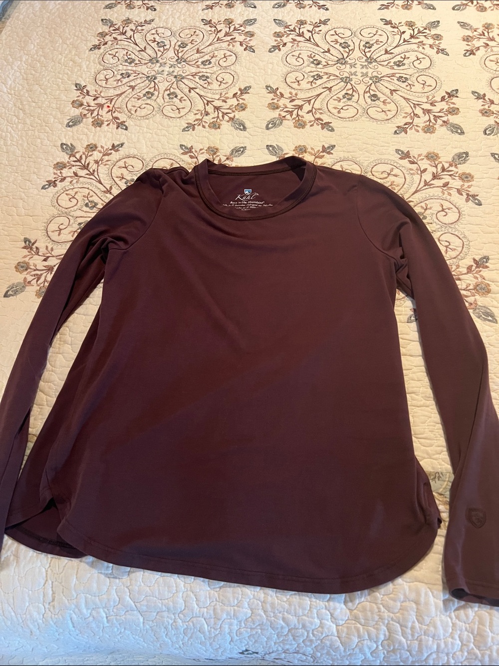 Kuhl Women's Long Sleeve Crew Tee - Plum